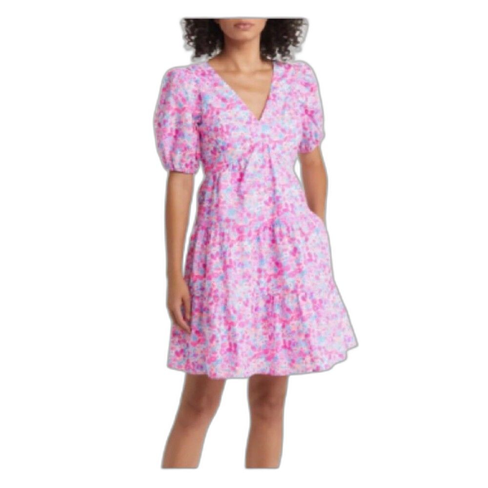 Lilly Pulitzer Nalani Dress Women's Size 10 Aura Pink Baby Bloomer